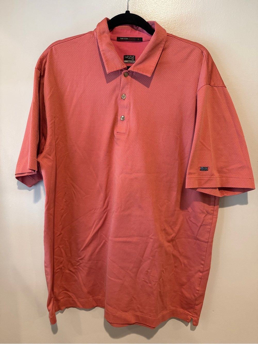 Nike Golf Polo Lot of 8 Shirts Men’s XL 4 Tiger Woods 3 Nike 1 Puma Pink Orange - Picture 9 of 13